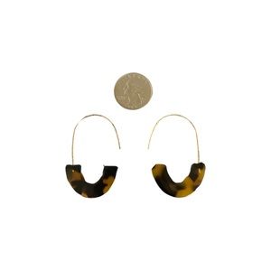Madewell acrylic tortoise earrings